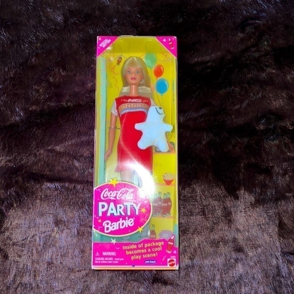 Mattel Other - Nib - Coca-Cola Party Barbie Special Edition